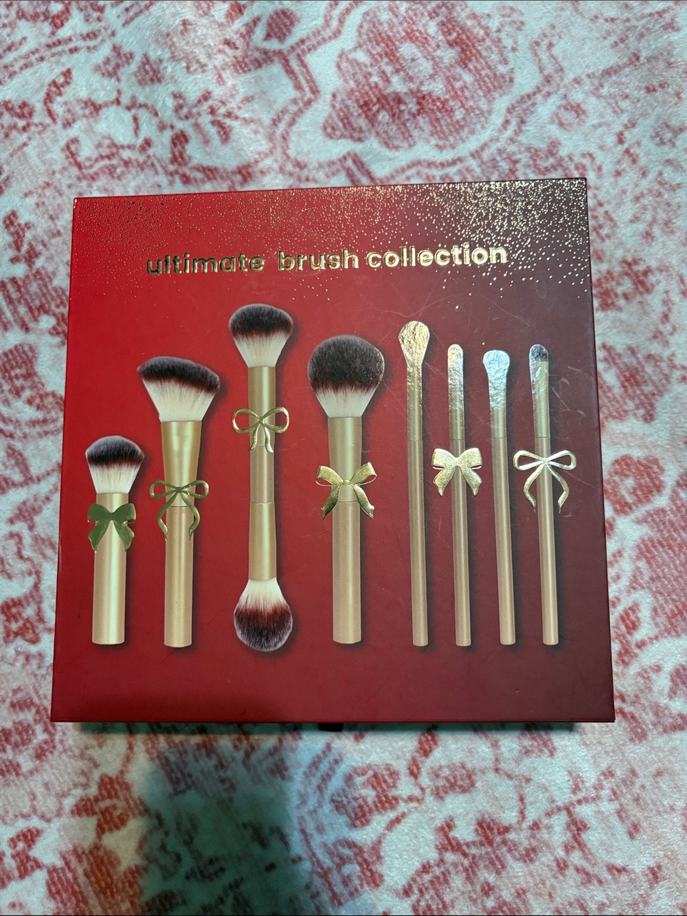 Ultimate Brush Collection - Red & Gold Makeup Brush Set